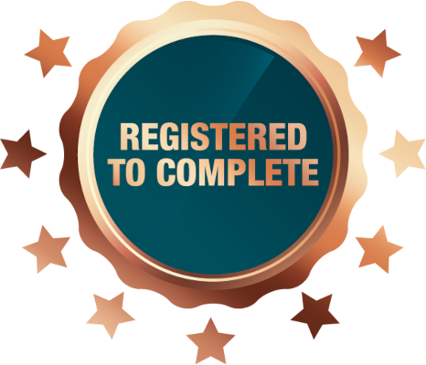 Registered to complete